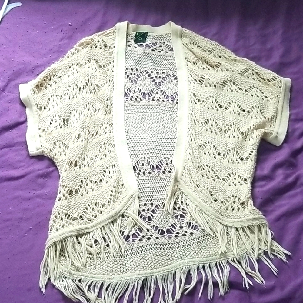 Cream coloured coverup